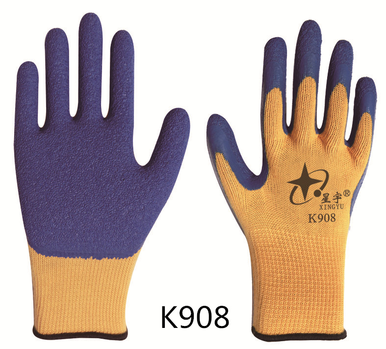 K908 芳纶隔热乳胶手套